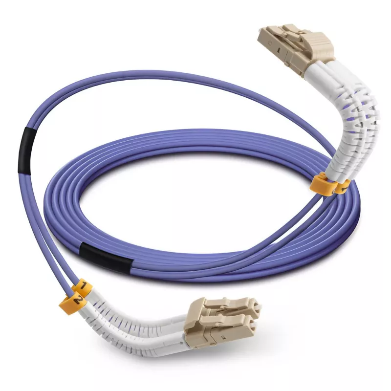 Lanview LVO231810-FLEX InfiniBand/sklenené vlákno kábel 1 m LC LC/LC fialový