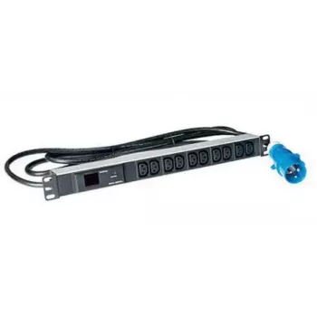 Lanview LVR261877 Jednotka rozvodu napájania (PDU) 10 AC výstupov 1U čierna