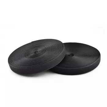 Lanview LVT125467 Káblová páskа suchý zips čierna 1 ks