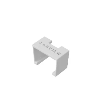 Klip na farebné označenie Lanview LVT-SC-W plast biela 10 mm 20 ks