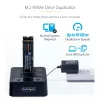 StarTech.com M2-HDD-DUPLICATOR-N1 samostatný duplikátor 1:1 a dok pre disky M.2 NVMe (PCIe), až 90 GB/min, USB-C 20 Gbps, dvojslotový, v súlade s TAA