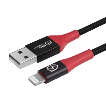 Microconnect MC-ALIGHTNING-SC Lightning kábel 1,5 m čierny
