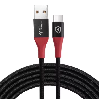 Microconnect MC-AUSBC-SC USB kábel 1,5 m USB A USB C čierny