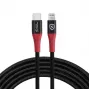 Microconnect MC-CLIGHTNING-SC Lightning kábel 1,5 m čierny
