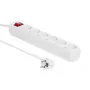 Microconnect MC-GRU00615WS predlžovací kábel 1,5 m 6 zásuviek interiér biela