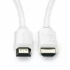HDMI kábel Microconnect MC-HDM19191V2.0WH 1 m HDMI Type-A konektor samec 18 Gbit/s biely