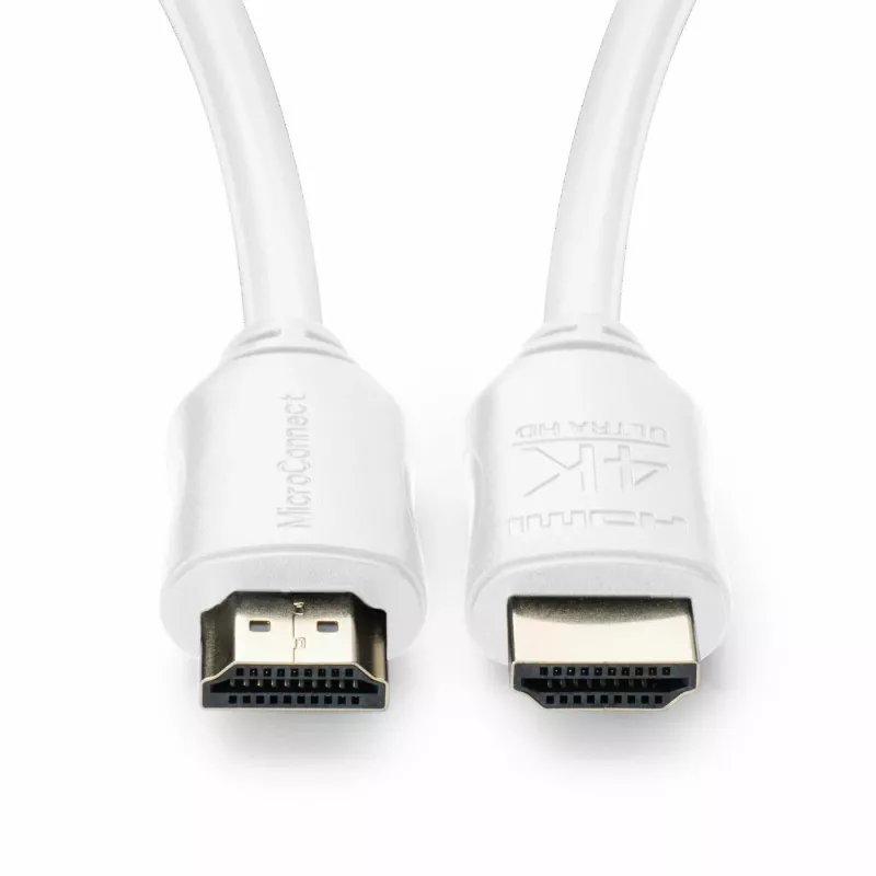 Microconnect MC-HDM19195V2.0WH kábel HDMI 4K, 5 m, biely