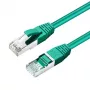 Microconnect MC-SFTP6A01G sieťový kábel zelený 1 m Cat6a S/FTP (S-STP)