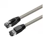 Microconnect MC-SFTP80025 sieťový kábel sivý 0,25 m Cat8.1 S/FTP (S-STP)