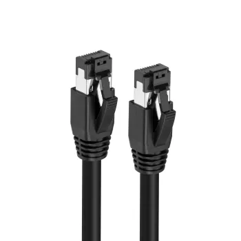Microconnect MC-SFTP801S sieťový kábel čierny 1 m Cat8.1 S/FTP (S-STP)