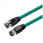Microconnect MC-SFTP802G sieťový kábel zelený 2 m Cat8.1 S/FTP (S-STP)