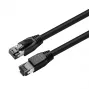 Microconnect MC-SFTP803S sieťový kábel čierny 3 m Cat8.1 S/FTP (S-STP)