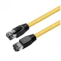 Microconnect MC-SFTP805Y sieťový kábel žltý 5 m Cat8.1 S/FTP (S-STP)