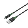 Microconnect MC-SMART USB-A-C-01 USB kábel USB 2.0 1 m USB A USB C čierny, zelený