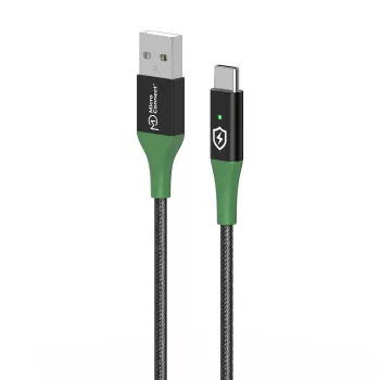 Microconnect MC-SMART USB-A-C-02 USB kábel USB 2.0 2 m USB A USB C čierna, zelená