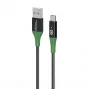 Microconnect MC-SMART USB-A-C-02 USB kábel USB 2.0 2 m USB A USB C čierny, zelený