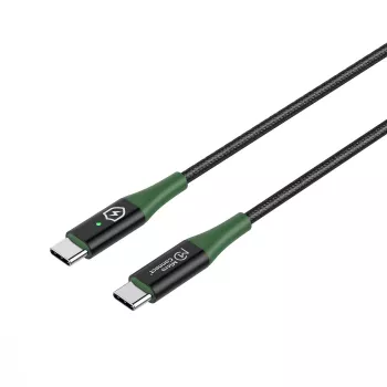 Microconnect MC-SMART USB-C-C-01 USB kábel USB 2.0 1 m USB C čierny, zelený