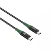 Microconnect MC-SMART USB-C-C-02 USB kábel USB 2.0 2 m USB C čierny, zelený