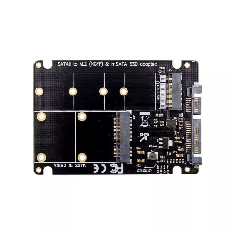 Microconnect MC-SSDSATACONV rozširujúca karta/adaptér interný M.2