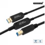 Microconnect MC-USB3.0AB10OP USB kábel USB 3.2 Gen 2 (3.1 Gen 2) 10 m USB A USB B čierny
