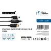 Microconnect MC-USB3.0AB10OP USB kábel USB 3.2 Gen 2 (3.1 Gen 2) 10 m USB A USB B čierny