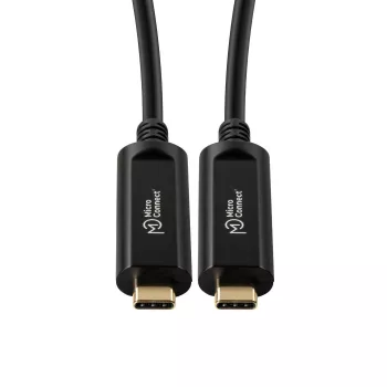 Microconnect MC-USB3.1C15OP USB kábel USB 3.2 Gen 2 (3.1 Gen 2) 15 m USB C čierna