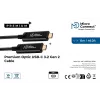Microconnect MC-USB3.1C15OP USB kábel USB 3.2 Gen 2 (3.1 Gen 2) 15 m USB C čierny