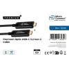 Microconnect MC-USB3.1CC10OP USB kábel USB 3.2 Gen 2 (3.1 Gen 2) 10 m USB C čierny