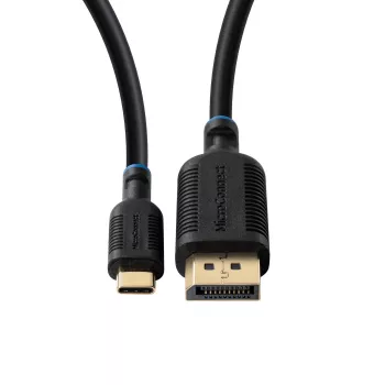 Microconnect MC-USBCDP3 video kábel adaptér 3 m USB Type-C DisplayPort čierny