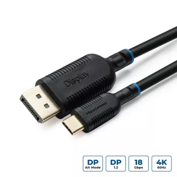 Microconnect MC-USBCDP5 video kábel adaptér 5 m USB Type-C DisplayPort čierny