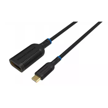 Video kábel adaptér Microconnect MC-USBCDP-A 0,2 m USB Type-C na DisplayPort čierna