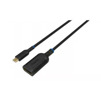 Video kábel adaptér Microconnect MC-USBCDP-A 0,2 m USB Type-C na DisplayPort čierna