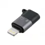 Káblový gender adaptér Microconnect MC-USBCLIGHT USB C na Lightning strieborná