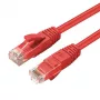 Microconnect MC-UTP6A05R sieťový kábel červený 5 m Cat6a U/UTP (UTP)