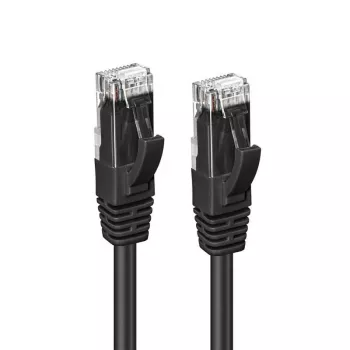 Microconnect MC-UTP6A05S sieťový kábel čierna 5 m Cat6a U/UTP (UTP)