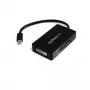 StarTech.com cestovný A/V adaptér: 3-in-1 Mini DisplayPort na DisplayPort, DVI alebo HDMI konvertor