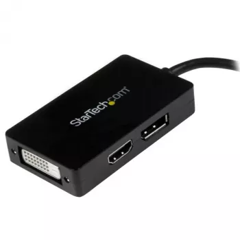 StarTech.com cestovný A/V adaptér: 3-in-1 Mini DisplayPort na DisplayPort, DVI alebo HDMI konvertor