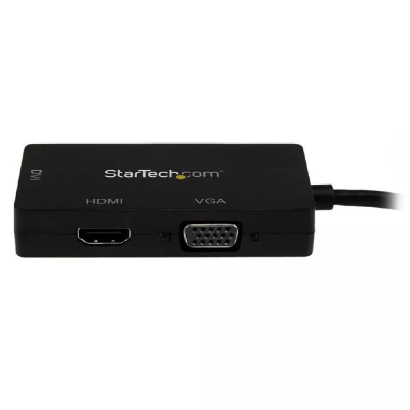 StarTech.com cestovný A/V adaptér: 3-in-1 Mini DisplayPort na VGA DVI alebo HDMI konvertor