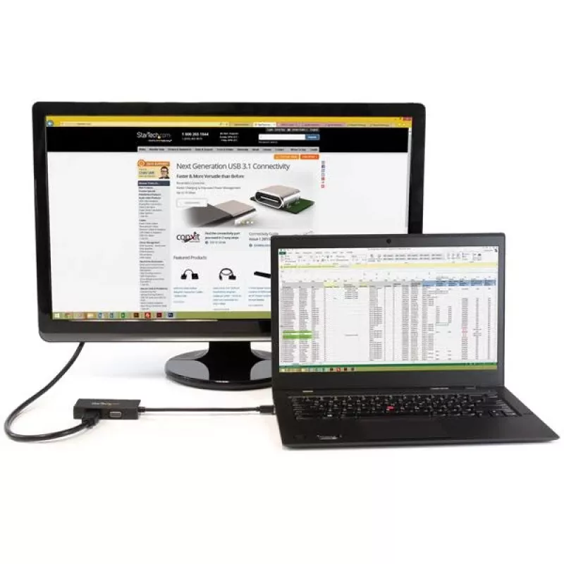StarTech.com cestovný A/V adaptér: 3-in-1 Mini DisplayPort na VGA DVI alebo HDMI konvertor