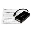StarTech.com cestovný A/V adaptér: 3-in-1 Mini DisplayPort na VGA DVI alebo HDMI konvertor