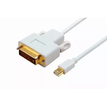 Microconnect MDPDVI1 videokábel adaptér 1 m Mini DisplayPort DVI-D biely