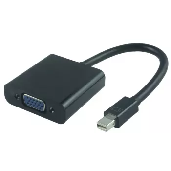 Microconnect MDPVGA2B video kábel adaptér 0,15 m Mini DisplayPort VGA (D-Sub) čierna