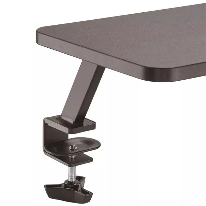 StarTech.com MNRISERCLMP podstavec pod monitor s upínaním na stôl, stolový držiak, extra široký 65 cm (25,6 palca), pre monitory do 32 palcov, čierny