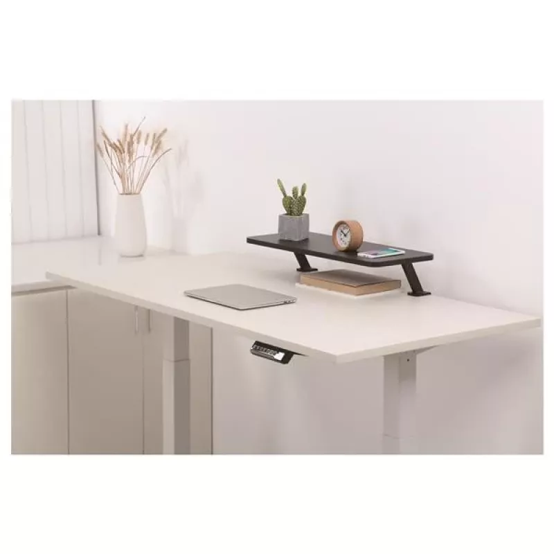 StarTech.com MNRISERCLMP podstavec pod monitor s upínaním na stôl, stolový držiak, extra široký 65 cm (25,6 palca), pre monitory do 32 palcov, čierny