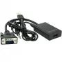 Microconnect MONGGHDMI videokábel adaptér 0,3 m HDMI Type-A (štandard) VGA (D-Sub) čierny