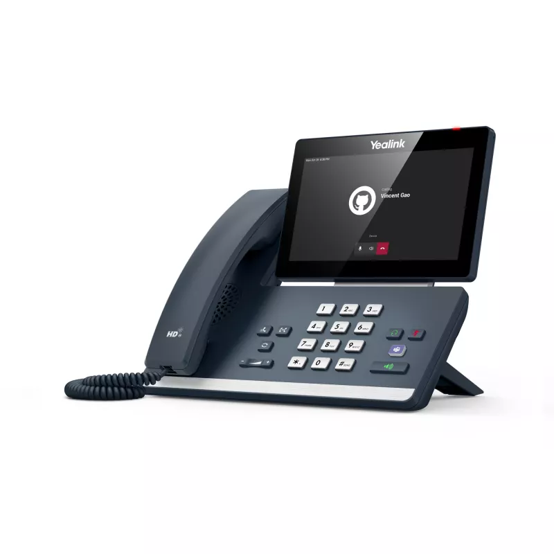 Yealink MP58 Microsoft Teams Edition, IP telefón, sivá, káblový mikrotelefón, stolový, Android, Microsoft Teams
