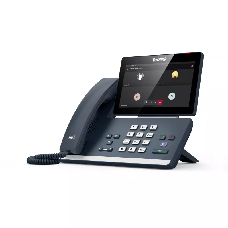 Yealink MP58 Microsoft Teams Edition, IP telefón, sivá, káblový mikrotelefón, stolový, Android, Microsoft Teams