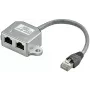 Microconnect MPK420 sieťový kábel sivý 0,2 m Cat5e F/UTP (FTP)