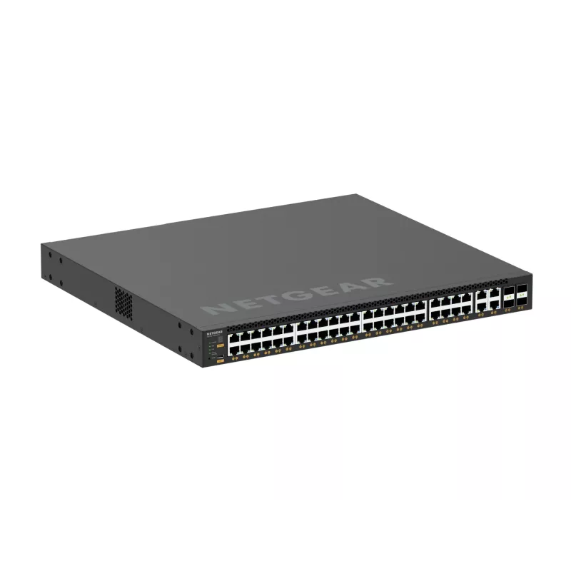 NETGEAR M4350-44M4X4V Managed L3 2.5G Ethernet (100/1000/2500) Power over Ethernet (PoE) 1U čierna