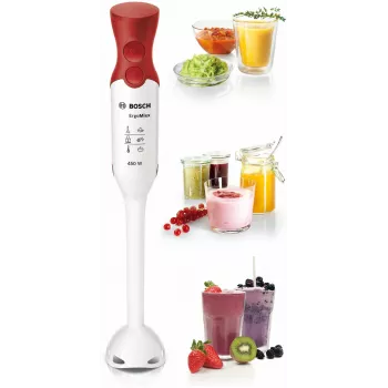 Bosch MSM64010 tyčový mixér 450 W červená, biela